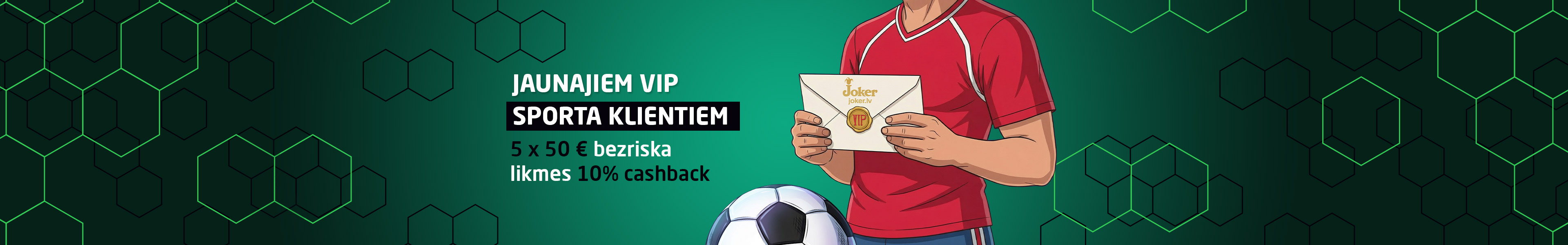 VIP piedāvājums jaunajiem sporta klientiem