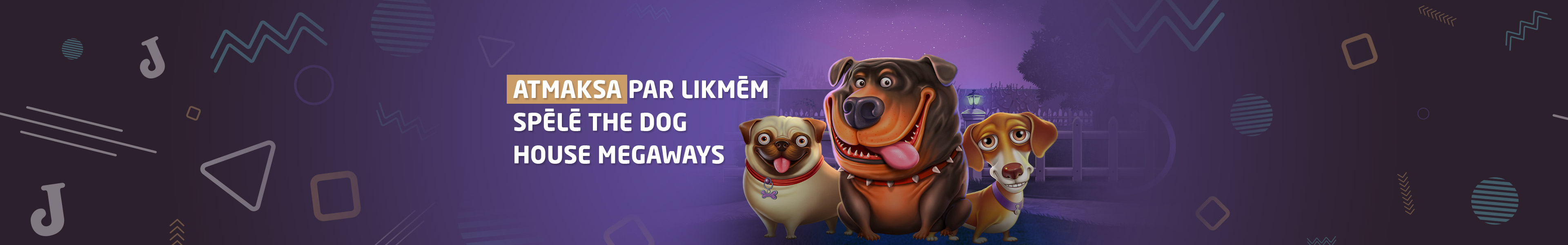 Atmaksa par likmēm spēlē The Dog House Megaways